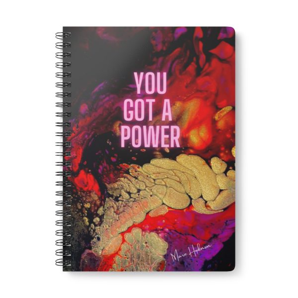 You Got a Power - Wirobound Softcover Notebook, A5 - Image 2