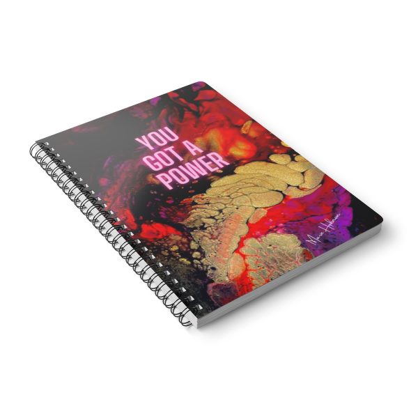You Got a Power - Wirobound Softcover Notebook, A5 - Image 4