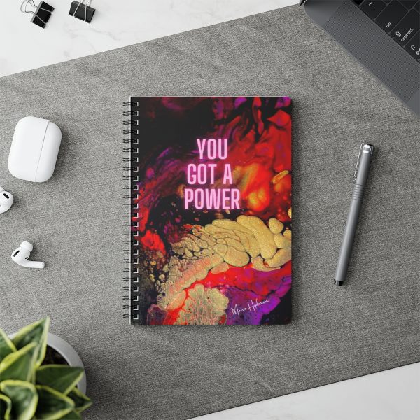 You Got a Power - Wirobound Softcover Notebook, A5 - Image 5